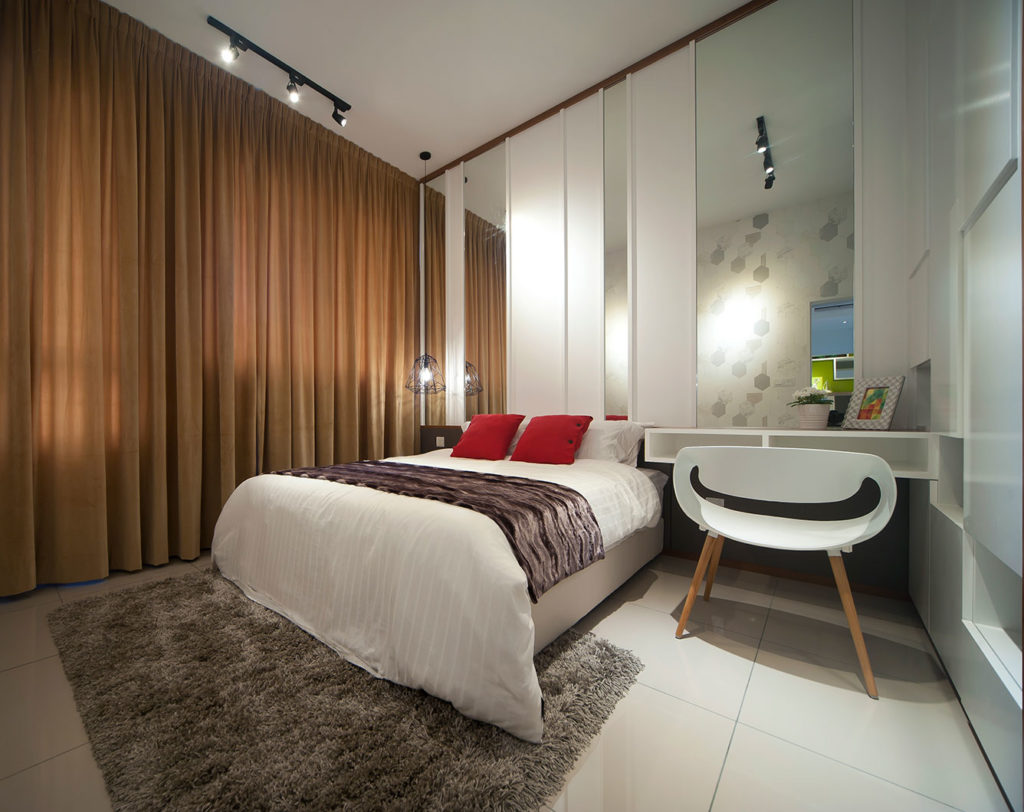 ioi palmyra modern minimal master bedroom interior design by latitude design malaysia