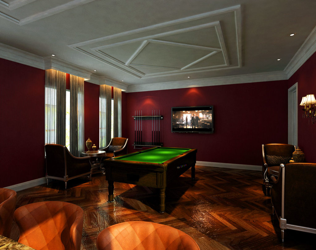 kd villa modern classic entertainment room interior design by latitude design malaysia