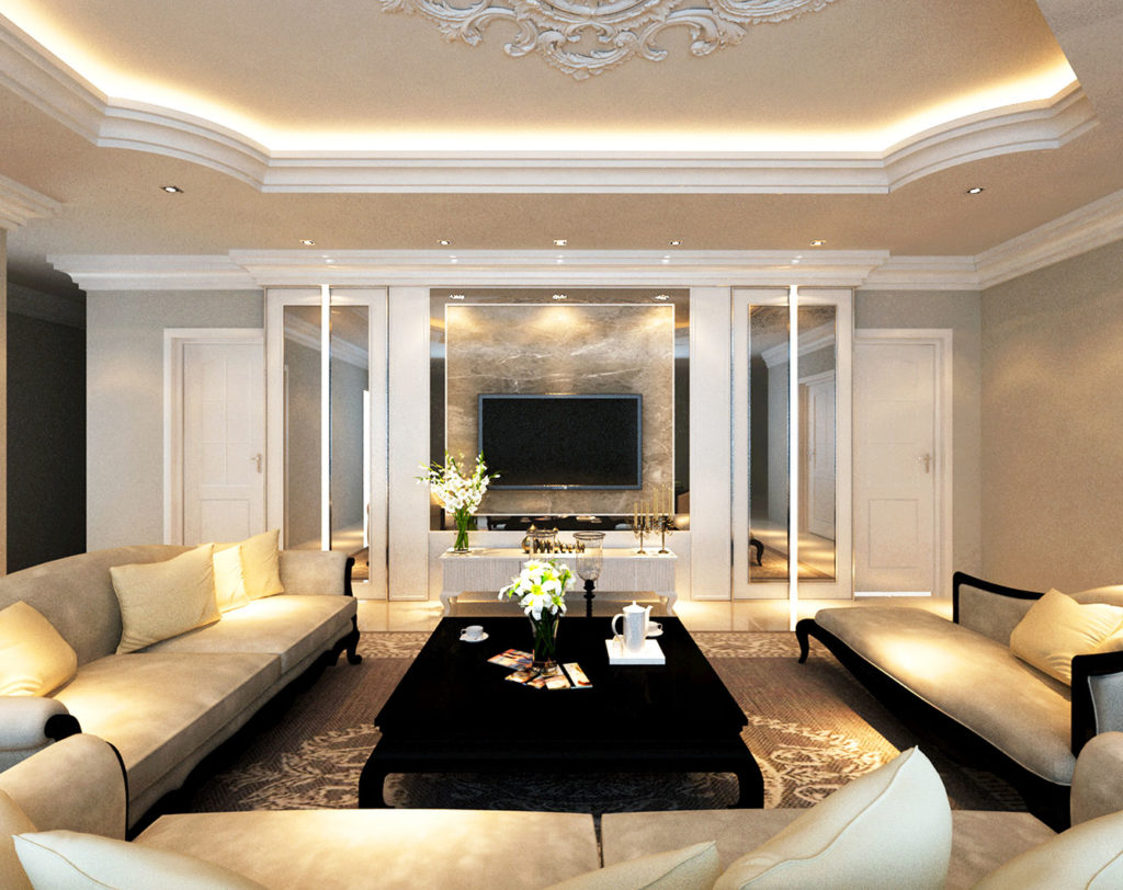 kd villa modern classic family area interior design by latitude design malaysia