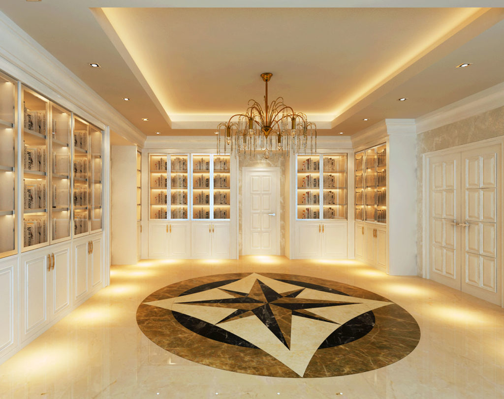 kd villa modern classic foyer interior design by latitude design malaysia