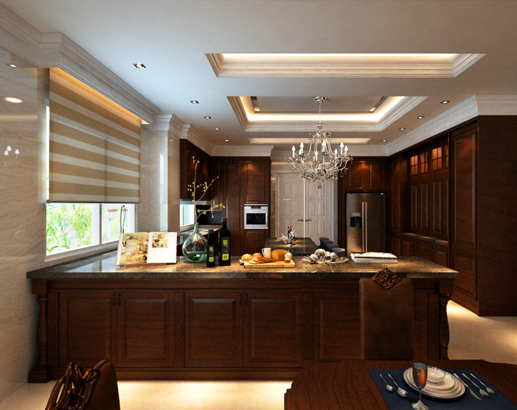 kd villa modern classic kitchen interior design by latitude design malaysia