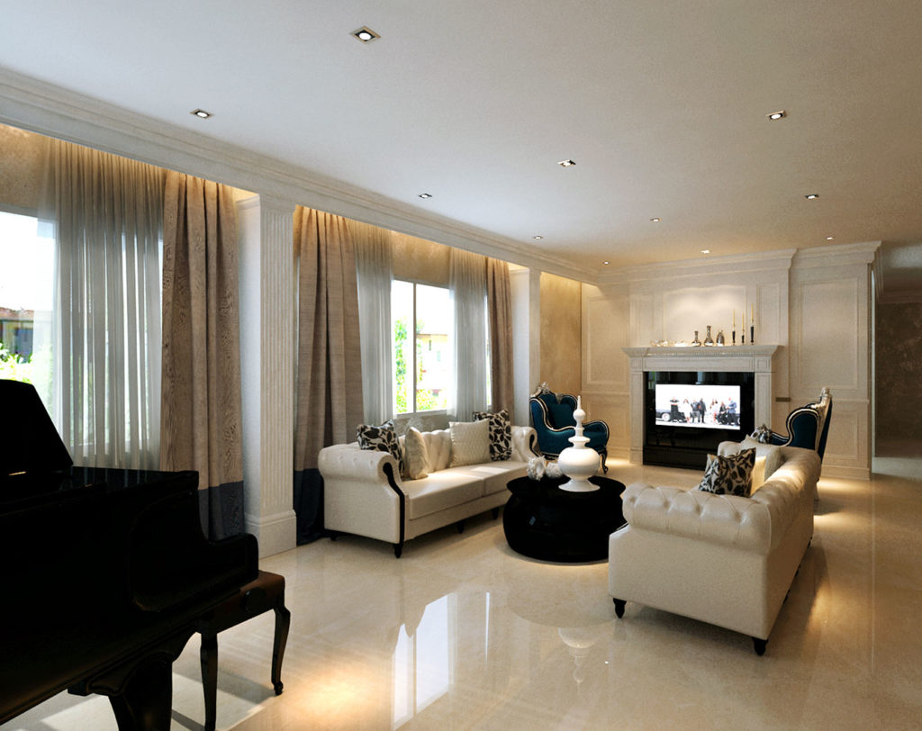 kd villa modern classic living area 2 interior design by latitude design malaysia