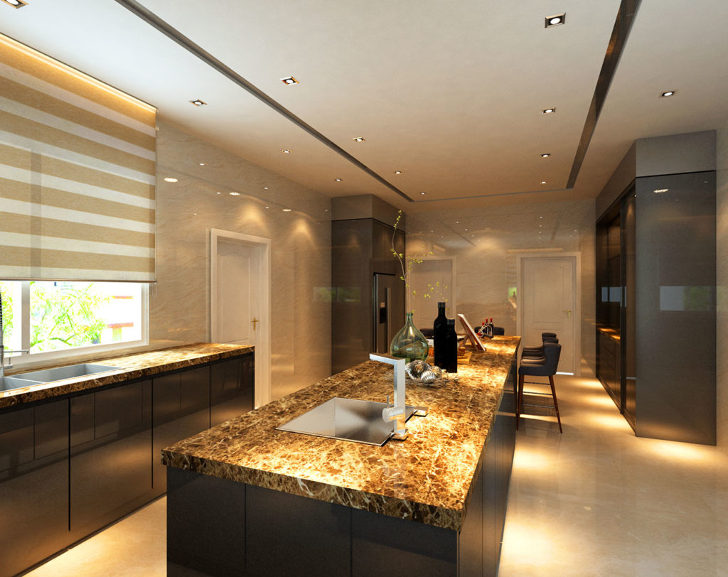 kd villa modern classic wet kitchen 2 interior design by latitude design malaysia